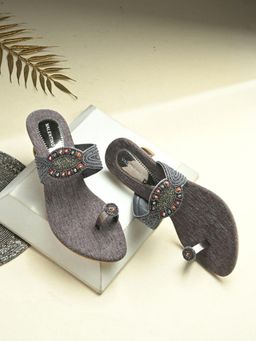 Valentino - Women Grey Sandal Heels