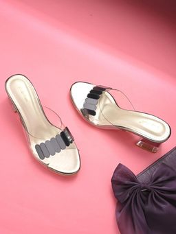 Valentino - Women Premium Silver Sandal Heels