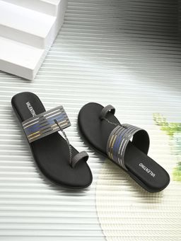 Valentino - Women Grey Kolhapuris