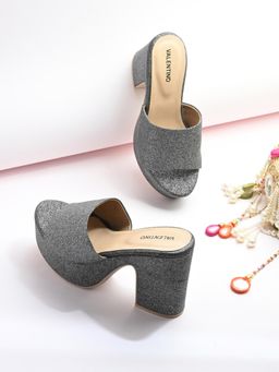 Valentino - Women Premium Grey Sandal Heels