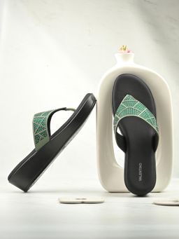 Valentino - Women Premium Green Sandal Heels