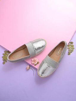 Valentino - Women Silver Casual Loafers