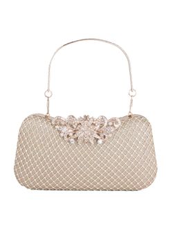 TREASO CLOSET - Gold Ellis Clutch Bag for Women