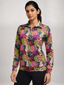 Clovia - Comfort Fit Shirt with Printed Panels