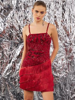 STREET 9 - Embellished Mini Dress