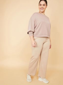max - Women Solid Buttersoft Boxy Fit Sweatshirt