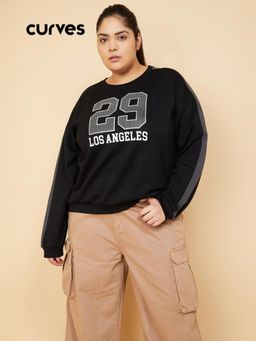 max - Women Printed Sweatshirt