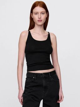 GAP - Black Women Slim Scoop Tank Top