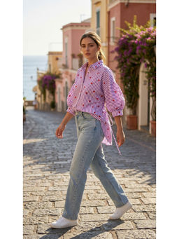 Loveprasha - Lavender Striped Shirt