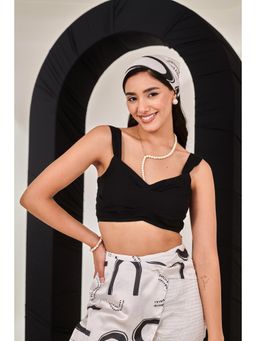 Loveprasha - Solid Black Bralette Top