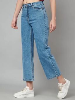 VBEAUTI - Ice Wideleg Women Streachable High Rise Jeans