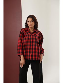 Sugnaa - Red Gingham Check Shirt
