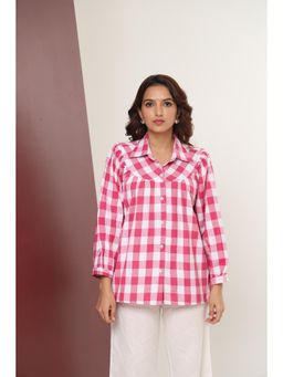 Sugnaa - Pink Gingham Check Shirt