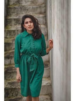 Mushio - Surmaya Dress with Contrast Stitch Detail (Set of 2)