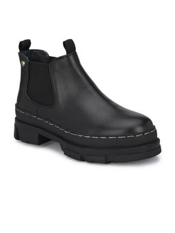 Delize - Black Women Vegan Leather Chelsea Boots