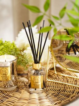 Pure Home + Living - Dragonfly on Daisy Scented Reed Diffuser - Clear