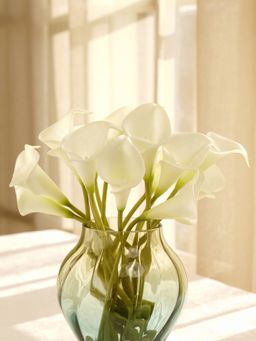Pure Home + Living - Ivory Calla Lily Artificial Flower Stem - Single