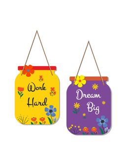 Art Vibes - Decorative Wooden Wall Hanging for Home