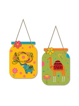 Art Vibes - Decorative Wooden Wall Hanging for Home