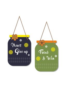 Art Vibes - Decorative Wooden Wall Hanging for Home