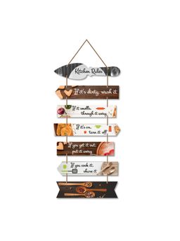 Art Vibes - Decorative Wooden Wall Hanging for Home