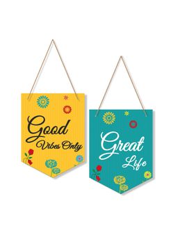 Art Vibes - Wooden Wall Hanging for Home Decoration