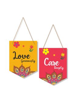 Art Vibes - Wooden Wall Hanging for Home Decoration