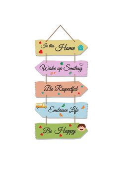 Art Vibes - Wooden Wall Hanging for Home Decoration