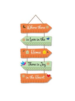 Art Vibes - Wooden Wall Hanging for Home Decoration