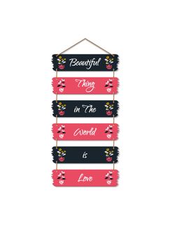 Art Vibes - Decorative Wooden Wall Hanging for Home