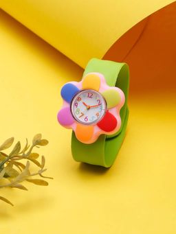 Stol'N - Green Creative Design Slap Stick Wrist Watch