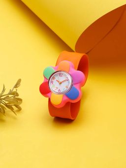 Stol'N - Orange Creative Design Slap Stick Wrist Watch
