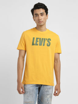 Levi's - Yellow Mens Brand Logo Slim Fit T-Shirt