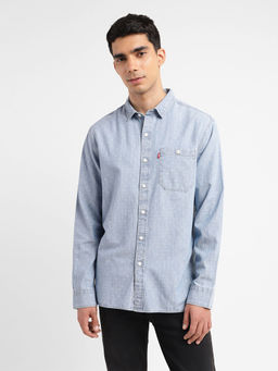Levi's - Blue Mens Print Slim Fit Shirt