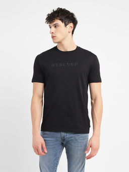 Levi's - Black Mens Typographic Print Slim Fit T-Shirt