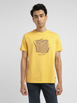 Levi's - Yellow Mens Graphic Slim Fit T-Shirt