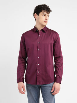 Levi's - Purple Mens Solid Slim Fit Shirt