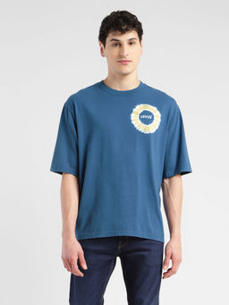 Levi's - Blue Mens Tie - Dye Loose Fit T-Shirt