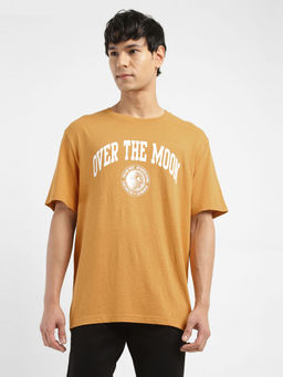 Levi's - Yellow Mens Graphic Round Neck T-Shirt