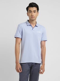 Levi's - Blue Mens Solid Slim Fit Polo T-Shirt