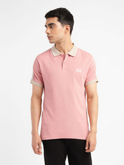 Levi's - Pink Mens Solid Slim Fit Polo T-Shirt
