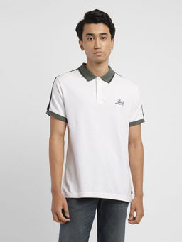 Levi's - White Mens Solid Slim Fit Polo T-Shirt
