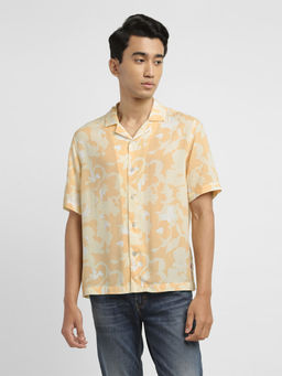 Levi's - Yellow Mens Floral Print Relaxed Fit Shirt