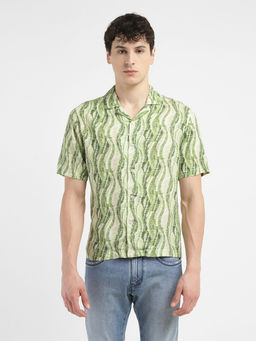 Levi's - Green Mens All Over Printed Relaxed Fit Shirt