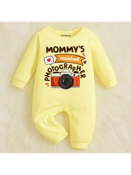 KNITROOT - Yellow Mommy'S Assistant Photographer Theme Romper