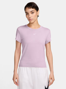 Nike - Purple Sportswear Chill Knit Women's T-shirt - FV5509-583