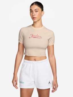 Nike - Brown Sportswear Jordan Brooklyn Women's T-shirt - IM7377-272