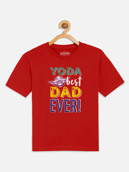 Kidsville - Star Wars Printed Bright Red Tshirt For Boys