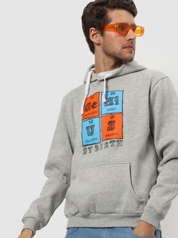 Campus Sutra - Men Printed Stylish Hooded Sweatshirts