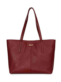 Saint G - Red Leather Structured Shoulder Bag